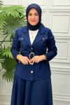 1221 Tunik Takım  Lacivert