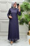 1256 Elbise Lila