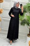 1256 Elbise Siyah