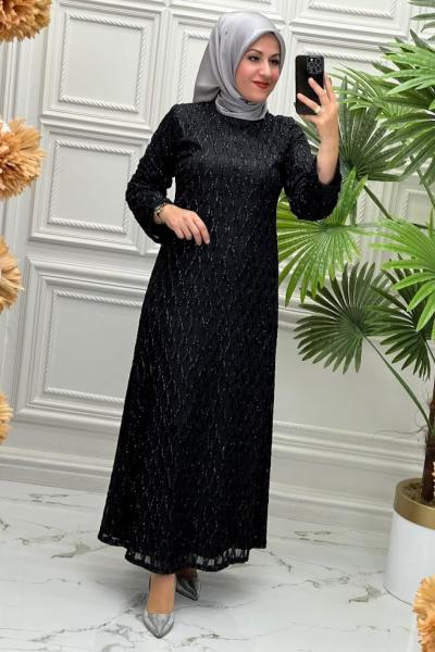 1256 Elbise Siyah