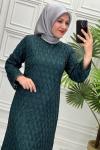 1256 Elbise Zümrüt