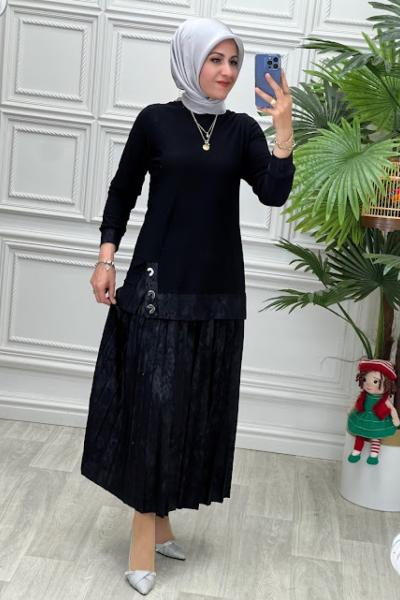 1299 Tunik Takım Siyah