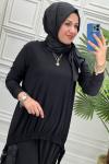 1308 Tunik Takım  Siyah