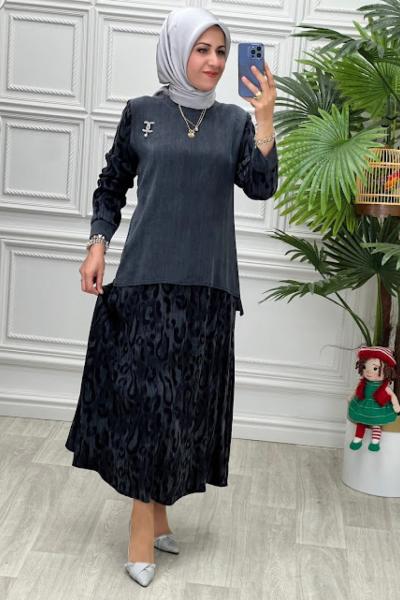 1315 Tunik Takım Siyah