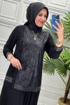 1401 Tunik Takım  Siyah
