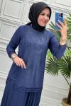 1401 Tunik Takım  İndigo