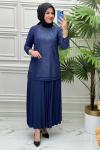 1401 Tunik Takım  İndigo