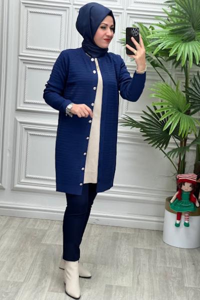 140284 Hırka Lacivert