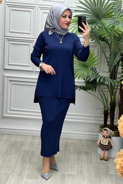 140286 Tunik Takım Lacivert