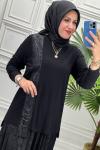 1408 Tunik Takım  Siyah