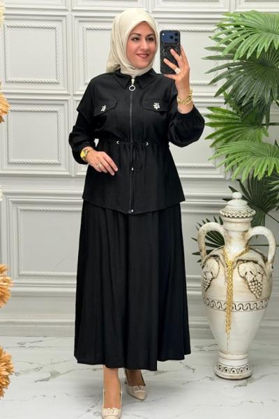 1423B Tunik Takım Siyah