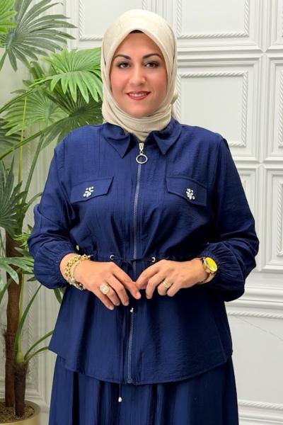 1423B Tunik Takım Lacivert