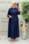 1423B Tunik Takım Lacivert