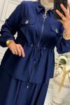 1423B Tunik Takım Lacivert