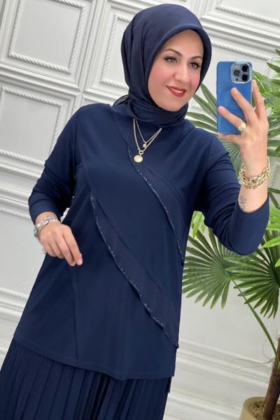 1439 Etekli Takım Lacivert