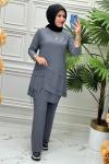 14455 Tunik Takım  Gri