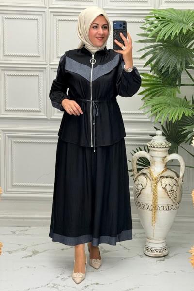 1453B Tunik Takım Siyah