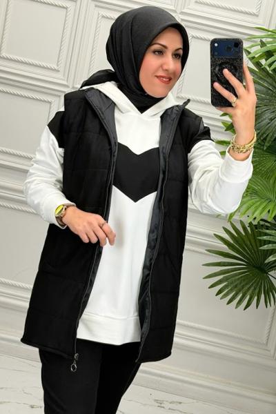 1458 Üçlü Takım Siyah