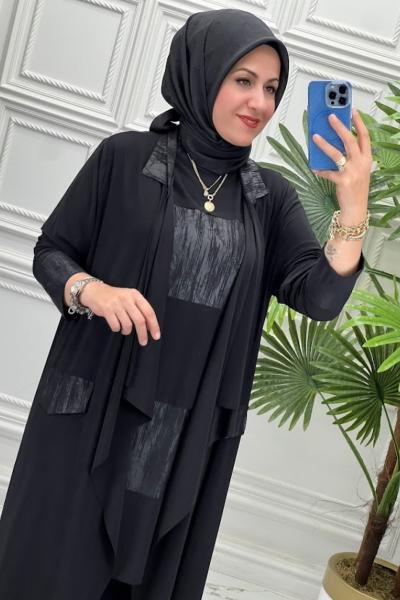 1470 Tunik Takım  Siyah