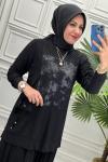 1472 Tunik Takım  Siyah