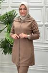 1510 Tunik Takım  Vizon