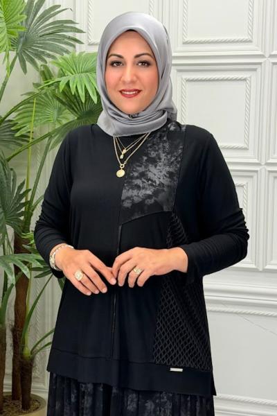 1514 Tunik Takım Siyah