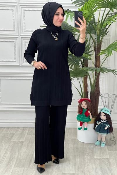 1610 Merserize Takım Siyah