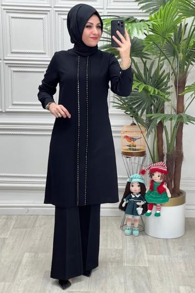 1735 Tunik Siyah