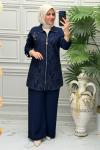 1755 Tunik Takım Lacivert