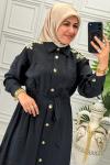 1763 Elbise Siyah