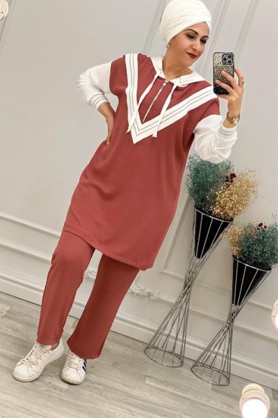 1817 Sim Şeritli Takım  Gül