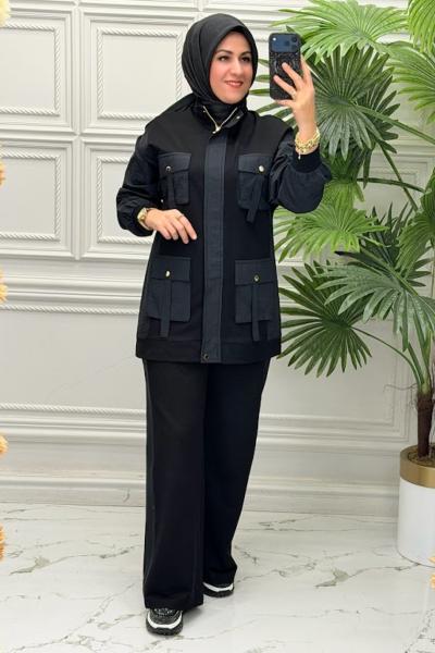 1819 Tunik Takım  Siyah