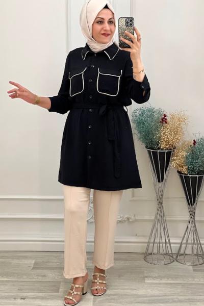 1821 Biyeli Takım Siyah Siyah