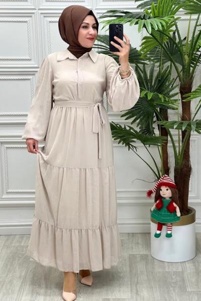 1929 Sima Elbise Taş Rengi