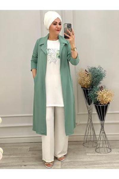 1968 Pullu Tişörtlü Takım Mint Diğer