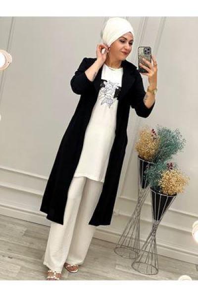 1968 Pullu Tişörtlü Takım Siyah Diğer