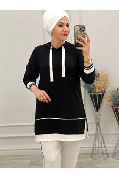 1974 Kapşonlu Takım Siyah Diğer