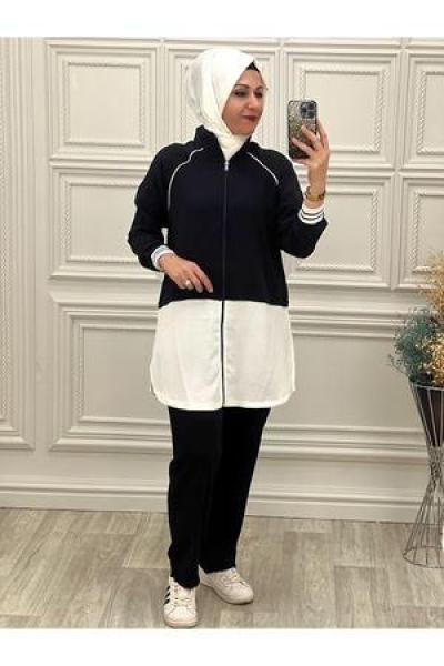 1991 İki Renkli Takım Siyah