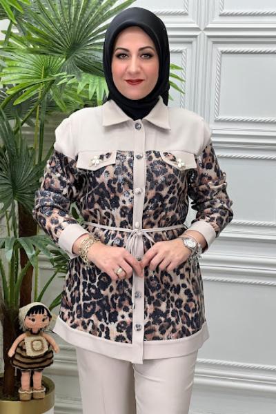 2000B Tunik Takım Bej