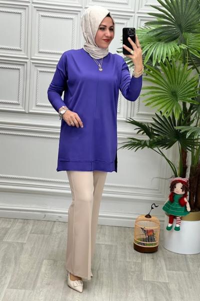 2001-B Merserize Tunik Mor