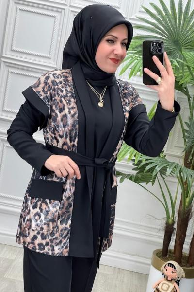 2001C Tunik Takım Siyah