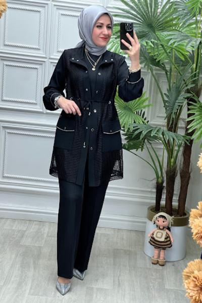 2007B Tunik Takım Siyah