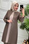2010B Tunik Takım  Kahverengi