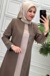 2010B Tunik Takım  Kahverengi