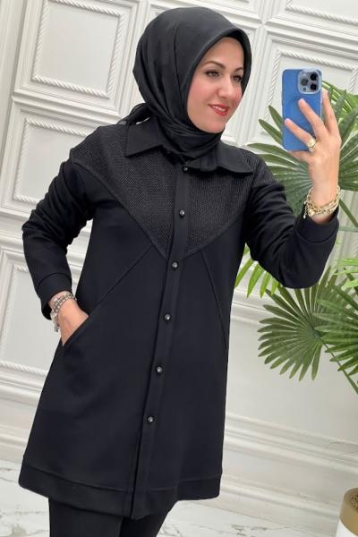 20122 Tunik Takım  Siyah