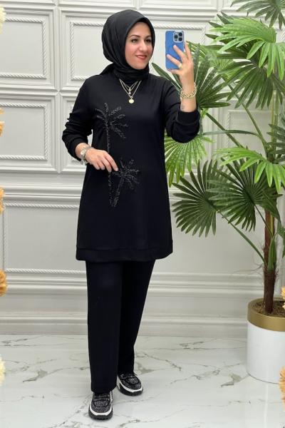 20211 Tunik Takım  Siyah