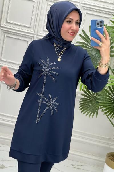 20211 Tunik Takım   Lacivert