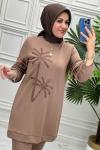 20211 Tunik Takım  Kahverengi