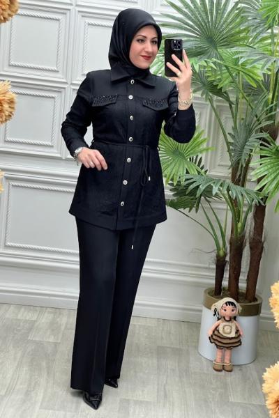 2021B Tunik Takım Siyah