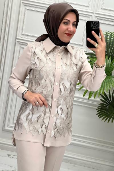 2023B Tunik Takım  Taş Rengi